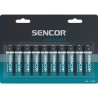 Sencor Jednorazowa alkaliczna baterie AA, 10-pack