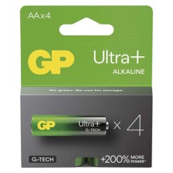 GP Ultra+ Jednorazowa alkaliczna baterie AA, 4-pack