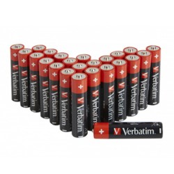 Verbatim Jednorazowa alkaliczna baterie AA, 24-pack