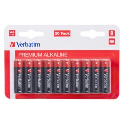 Verbatim Jednorazowa alkaliczna baterie AA, 20-pack