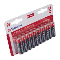Verbatim Jednorazowa alkaliczna baterie AA, 20-pack