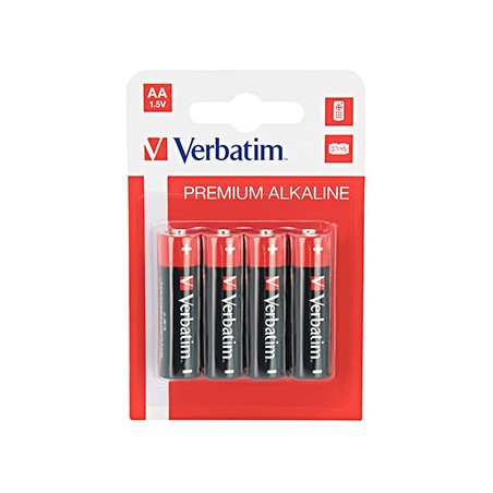 Verbatim Jednorazowa alkaliczna baterie AA, 4-pack