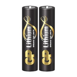 GP Jednorazowa litowa baterie AAA, 2-pack