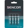 Sencor Jednorazowa alkaliczna baterie AAA, 4-pack