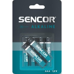 Sencor Jednorazowa alkaliczna baterie AAA, 6-pack