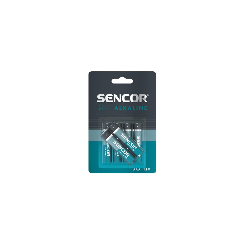 Sencor Jednorazowa alkaliczna baterie AAA, 6-pack