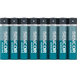 Sencor Jednorazowa alkaliczna baterie AAA, 8-pack