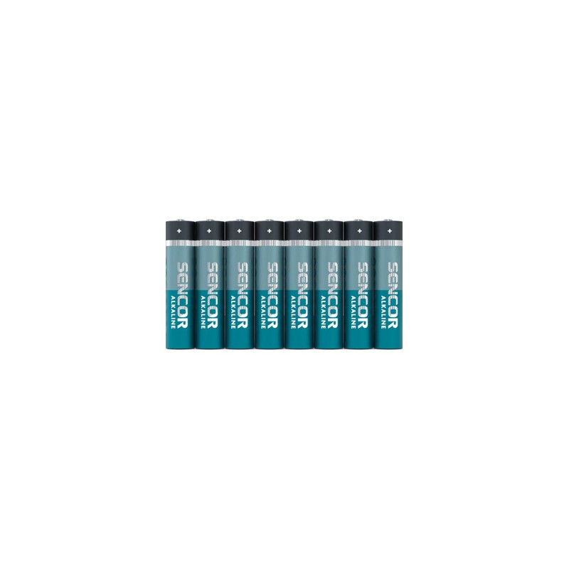 Sencor Jednorazowa alkaliczna baterie AAA, 8-pack