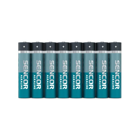 Sencor Jednorazowa alkaliczna baterie AAA, 8-pack