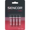 Sencor Jednorazowa cynkowo-węglowa baterie AAA, 4-pack