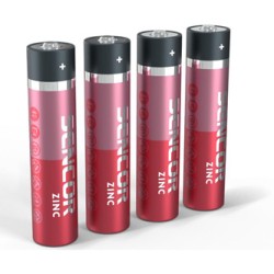 Sencor Jednorazowa cynkowo-węglowa baterie AAA, 4-pack