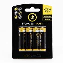 Powerton ENERGY ALKAMAX Jednorazowa alkaliczna baterie AA, 4-pack