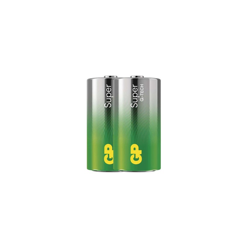GP Jednorazowa alkaliczna baterie C, 2-pack