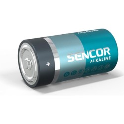 Sencor Jednorazowa alkaliczna baterie C, 2-pack