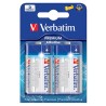 Verbatim Jednorazowa alkaliczna baterie D, 2-pack