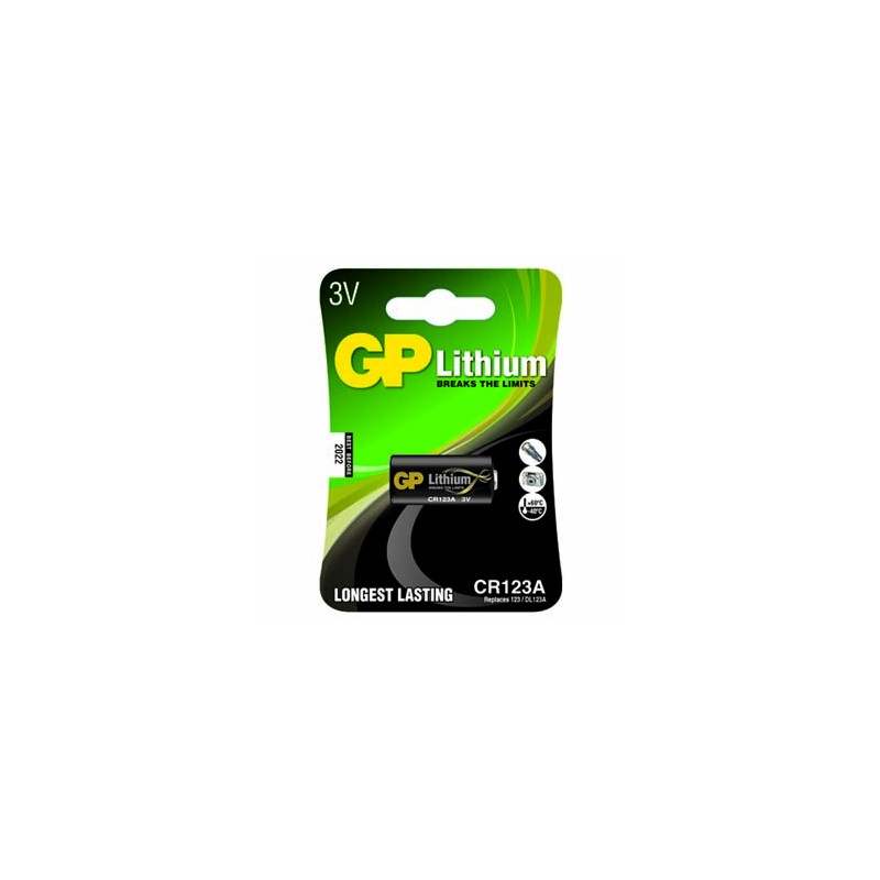 GP Jednorazowa foto litowa baterie CR123A, 1-pack