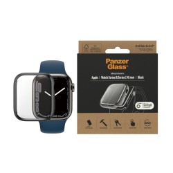 PanzerGlass Full Body szkło hartowane + etui do Apple Watch 7 / 8 (45mm) czarna ramka TTT