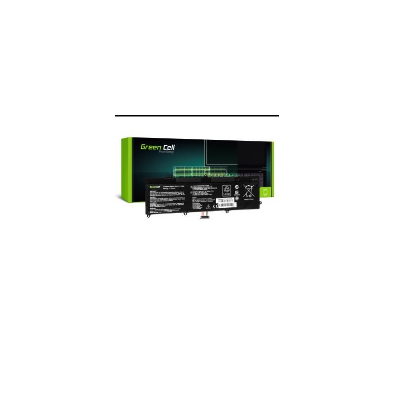 Green Cell bateria C21-X202 do Asus X201E F201E VivoBook F202E Q200E S200E X202E