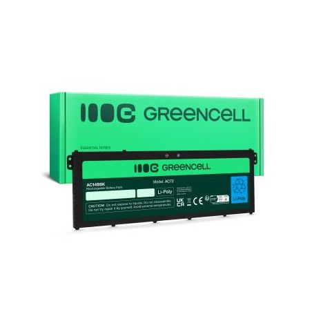 Green Cell bateria AC14B3K AC14B8K do Acer Aspire 5 A515 A517 R15 R5-571T Spin 3 SP315-51 SP513-51 Swift 3 SF314-52