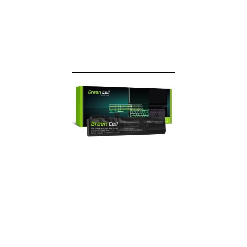 Green Cell bateria BTY-M6H do MSI GE62 GE63 GE72 GE73 GE75 GL62 GL63 GL73 GL65 GL72 GP62 GP63 GP72 GP73 GV62 GV72 PE60 PE70