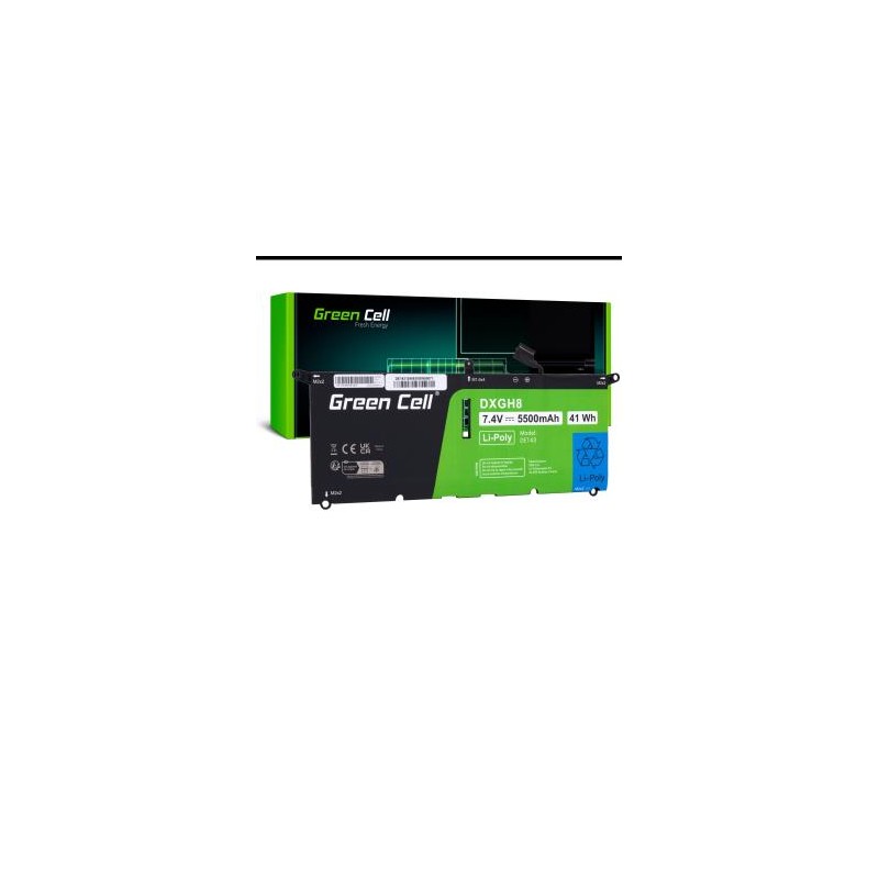 Green Cell bateria DXGH8 do Dell XPS 13 9370 9380, Dell Inspiron 13 3301 5390 7390, Dell Vostro 13 5390