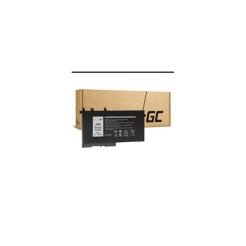 Bateria Green Cell 3DDDG 93FTF do Dell Latitude 5280 5290 5480 5490 5495 5580 5590