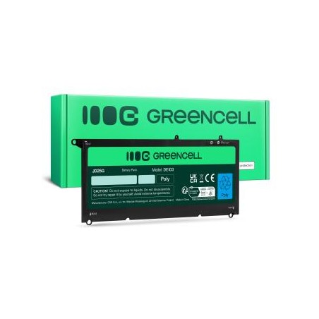 Green Cell 90V7W JD25G bateria do Dell XPS 13 9343 9350 P54G