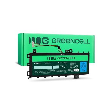 Green Cell bateria B21N1818 C21N1818-1 do Asus VivoBook 15 A512 A512DA A512FA A512JA R512F R512U X512 X512DA X512FA X512FL