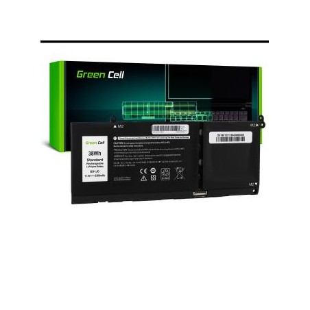 Green Cell bateria G91J0 to Dell Latitude 3320 3330 3520 Inspiron 15 3511 3525 5510