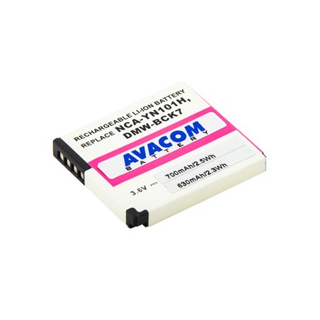 Avacom baterie dla Panasonic DMW-BCK7, Li-Ion, 3.6V, 700mAh, 2.6Wh, DIPA-CK7-533N2