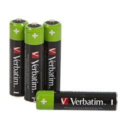 Akumulatorki, AAA (HR03), 950 mAh, Verbatim, 4-pack