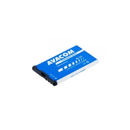 Avacom baterie dla Nokia 5230, 5800, X6, Li-Ion, 3.7V, GSNO-BL5J-S1320, 1320mAh, 4.9Wh, zastępuje BL-5J