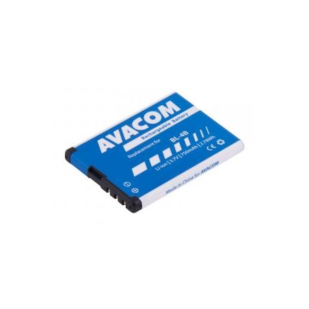 Avacom baterie do telefonów dla Nokia 6111, Li-Ion, 3.7V, GSNO-BL4B-S750, 750mAh, 2.8Wh, zastępuje BL-4B