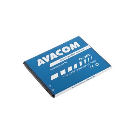 Avacom baterie dla Lenovo A6000, Li-Ion, 3.8V, GSLE-BL242-2300, 2300mAh, 8.7Wh
