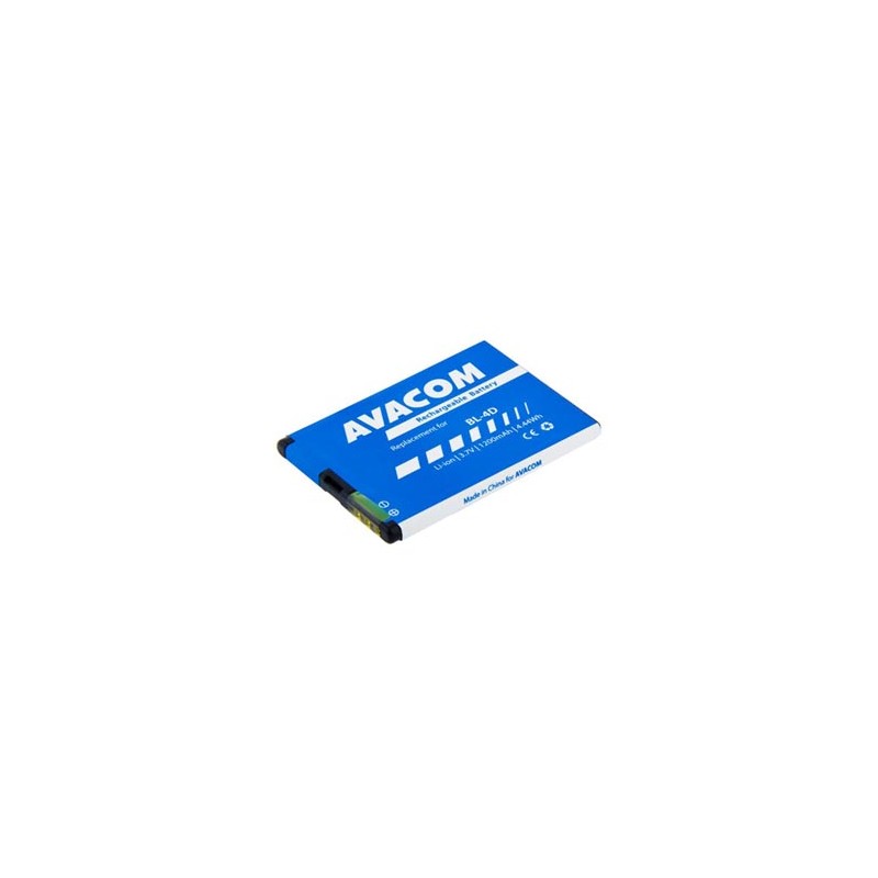 Avacom baterie dla Nokia E7, N8, Li-Ion, 3.7V, GSNO-BL4D-S1200A, 1200mAh, 4.4Wh