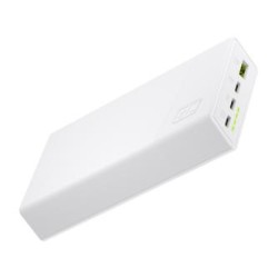Green Cell GC PowerPlay 20S biała power Bank 20000mAh 22.5W PD USB C z szybkim ładowaniem Portable Phone ładowarka do iPhone 15 