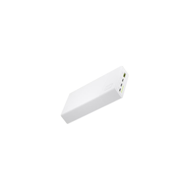 Green Cell GC PowerPlay 20S biała power Bank 20000mAh 22.5W PD USB C z szybkim ładowaniem Portable Phone ładowarka do iPhone 15 