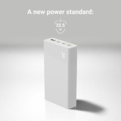 Green Cell GC PowerPlay 20S biała power Bank 20000mAh 22.5W PD USB C z szybkim ładowaniem Portable Phone ładowarka do iPhone 15 