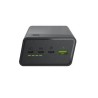 Greencell PowerPlay 30 - kolor czarny power bank z 30, 000mAh, 22.5W, 4 ports