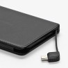 Powerbank Li-ion, 5V, 5000mAh, do ładowania telefonów i innych urządzeń, 2 złącza, czarna, EOL