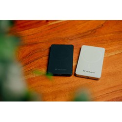 Verbatim powerbank z ładowaniem bezprzewodowym 5V, ładowanie telefonu, 32226, 5000mAh, Mocowanie magnetyczne, zielona