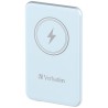 Verbatim powerbank z ładowaniem bezprzewodowym 5V, ładowanie telefonu, 32242, 5 000mAh, Mocowanie magnetyczne, niebieska