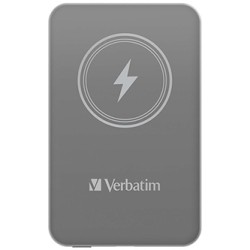 Verbatim powerbank z ładowaniem bezprzewodowym 5V, ładowanie telefonu, 32244, 5 000mAh, Mocowanie magnetyczne, szara