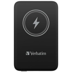 Verbatim powerbank z ładowaniem bezprzewodowym 5V, ładowanie telefonu, 32245, 10 000mAh, Mocowanie magnetyczne, czarna