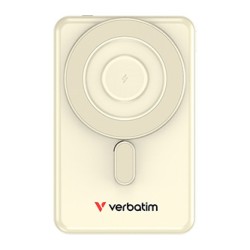 Verbatim Powerbank Charge ,n, Go z dwoma kablami 5V, ładowanie telefonu, 32253, 5 000mAh, Mocowanie magnetyczne, złota