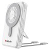 Verbatim power bank Charge n Go 2C  Display, kabel 12V, ładowanie telefonu, 32273, 10000mAh, Mocowanie magnetyczne, srebrna