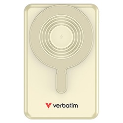 Verbatim power bank Charge n Go 2C  Display, kabel 12V, ładowanie telefonu, 32274, 10000mAh, Mocowanie magnetyczne, złota