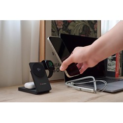 Verbatim powerbank Charge ,n, Go Qi2 5/9/12V, ładowanie telefonu, zegarka, Airpods, 32294, 5 000mAh, Mocowanie magnetyczne, szar