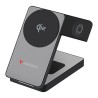 Verbatim powerbank Charge ,n, Go Qi2 5/9/12V, ładowanie telefonu, zegarka, Airpods, 32295, 10000mAh, Mocowanie magnetyczne, szar