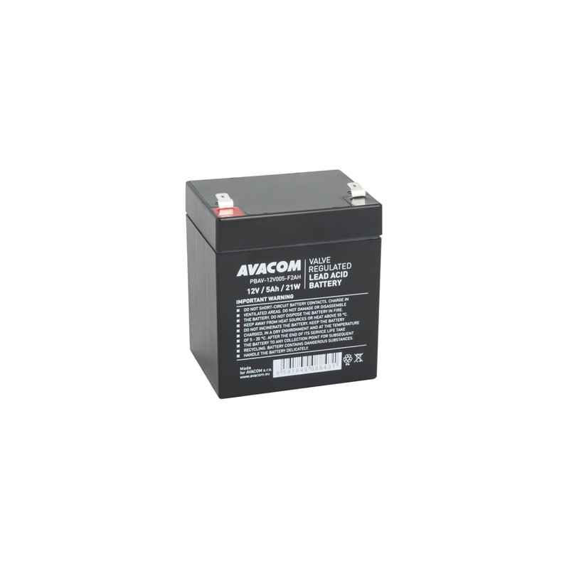 Avacom baterie HighRate, 12V, 5Ah, PBAV-12V005-F2AH